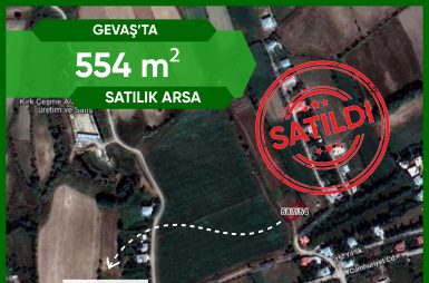 GEVAŞ’TA 554 m² Satılık İmarlı Arsa