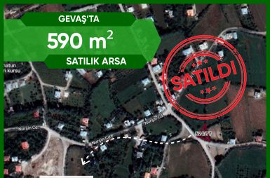 GEVAŞ’TA 590 m² Müstakil Ev İçin Fırsat Arsa