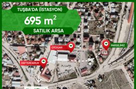 TUŞBA’DA Ana Yola Sıfır 1097 M2 Arsa