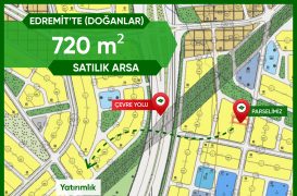 EDREMİT DOĞANLAR’DA 720 m2 İmarlı Arsa