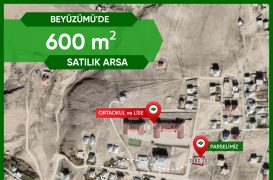 BEYÜZÜMÜ’NDE 600 m² Satılık Arsa