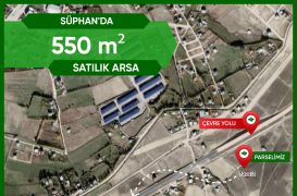 Edremit SÜPHAN’DA  550 m² Satılık Köşe Parsel