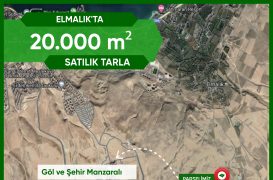 ELMALIK’TA 20.000 m² Satılık Tarla