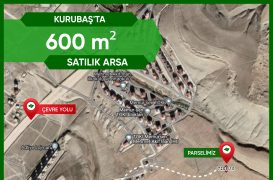 KURUBAŞ’TA  600 m² Satılık Arsa