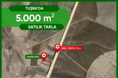 TUŞBA’DA Ana Yola Sıfır 5000 m² Satılık Tarla