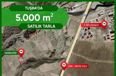 TUŞBA’DA 5000 m² Satılık Tarla