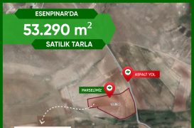 ESENPINAR’DA 53.290 m² Satılık Tarla