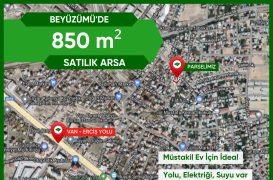 BEYÜZÜMÜ’NDE 850 m² Satılık Arsa