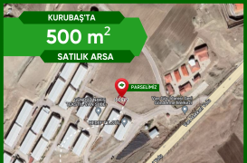 KURUBAŞ’TA 500 m² Satılık Ticari Arsa