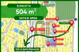 EDREMİT ELMALIK’TA 504 m² Villalık Arsa