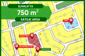 EDREMİT ELMALIK’TA  750 m² Yatırımlık Arsa