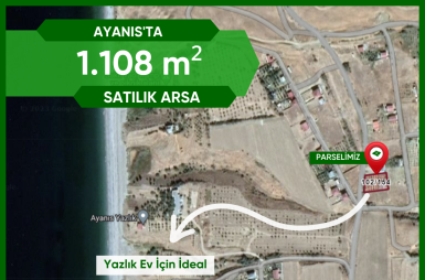 AYANIS’TA 1100 m² Satılık Arsa