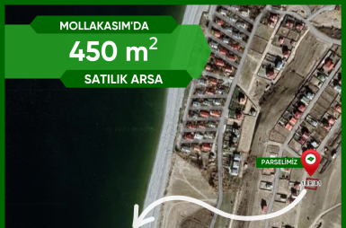 MOLLAKASIM’DA 450 m² Satılık Villalık Arsa