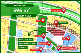 KURUBAŞ’TA  595 Satılık Arsa